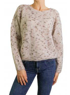 Maglione girocollo in mohair 